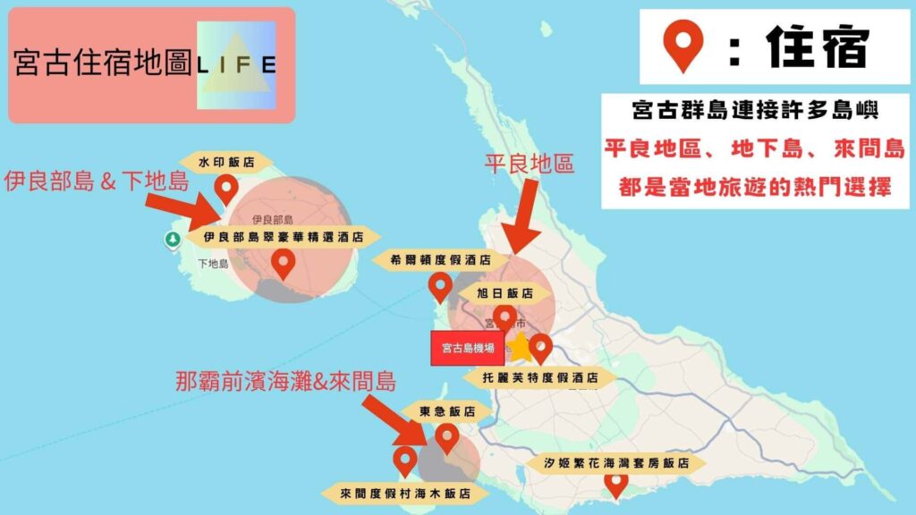 宮古住宿地圖