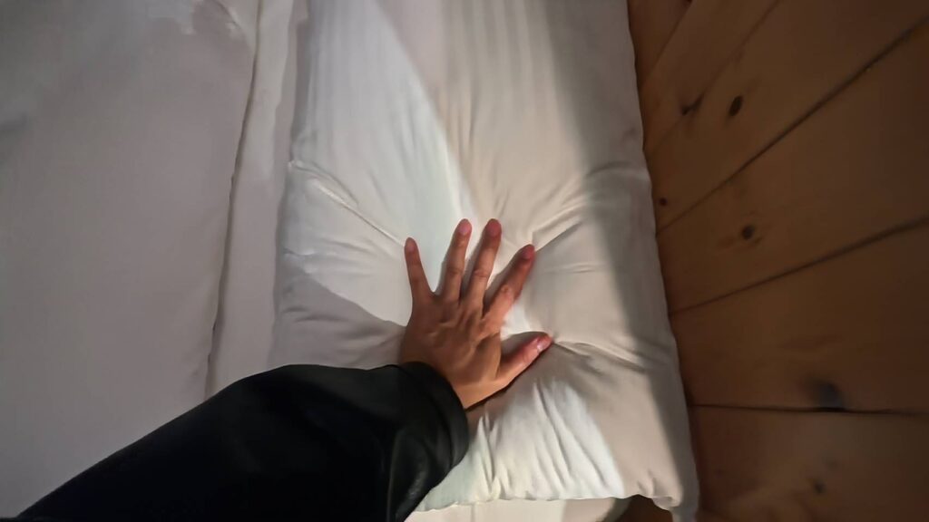 正旅館信義測試枕頭軟硬度