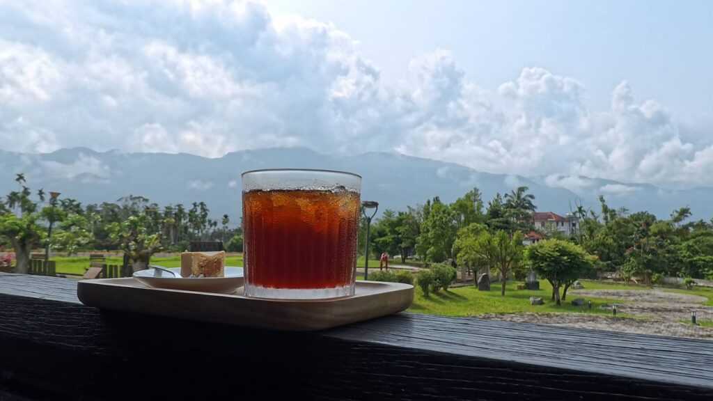 在公主咖啡享用下午茶，無敵山景非常美